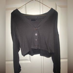 Medium black long sleeve top from american eagle.